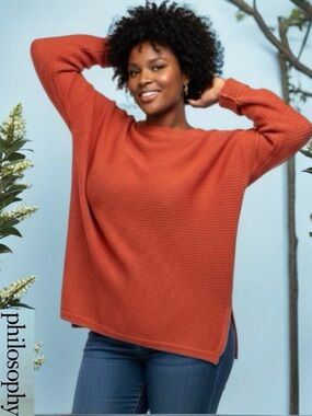 Philosophy Women's Warm Rust Sweater